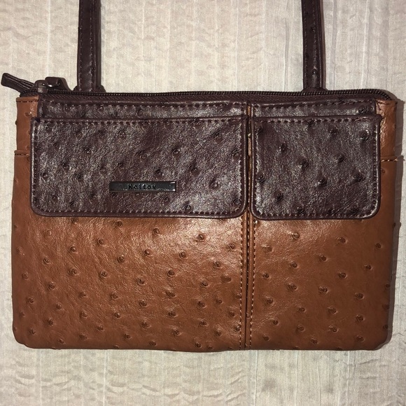 Koltov Handbags - [Koltov] Ostrich Faux Leather Accordion Purse